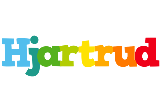 Hjartrud rainbows logo