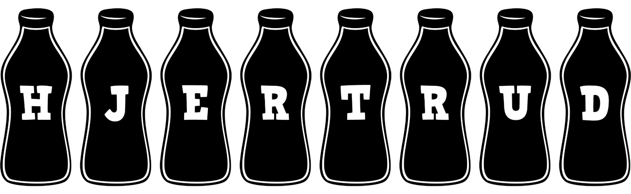 Hjertrud bottle logo