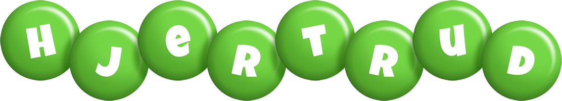 Hjertrud candy-green logo