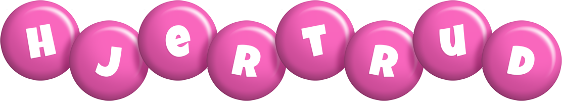 Hjertrud candy-pink logo