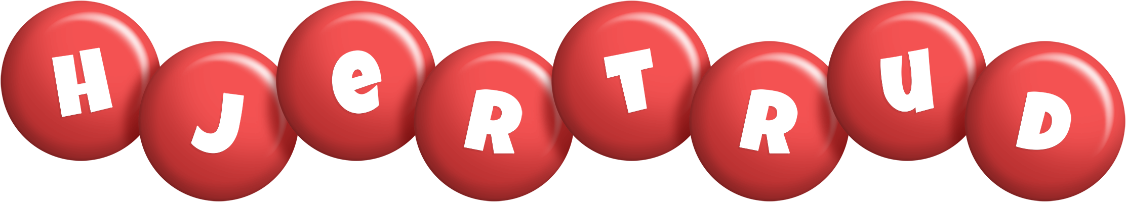 Hjertrud candy-red logo