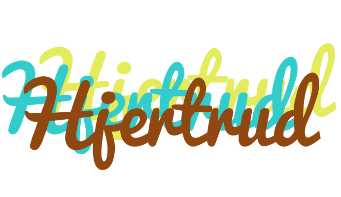 Hjertrud cupcake logo