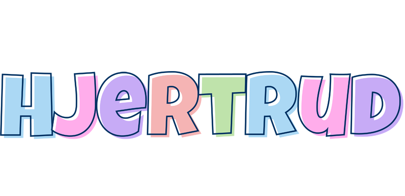 Hjertrud pastel logo