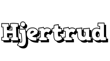 Hjertrud snowing logo