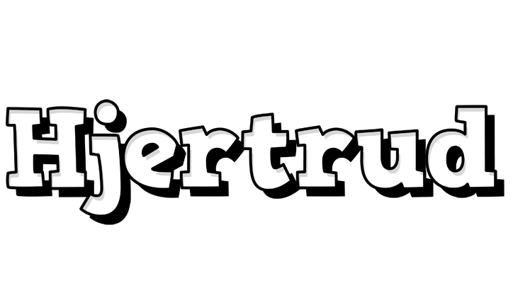 Hjertrud snowing logo