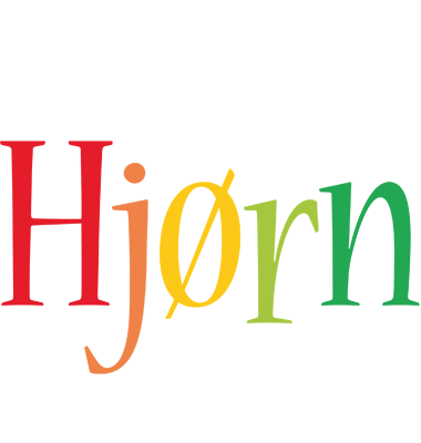 Hjørn birthday logo