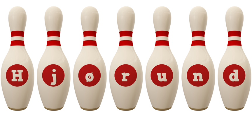 Hjørund bowling-pin logo