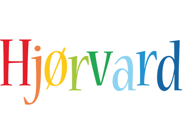 Hjørvard birthday logo