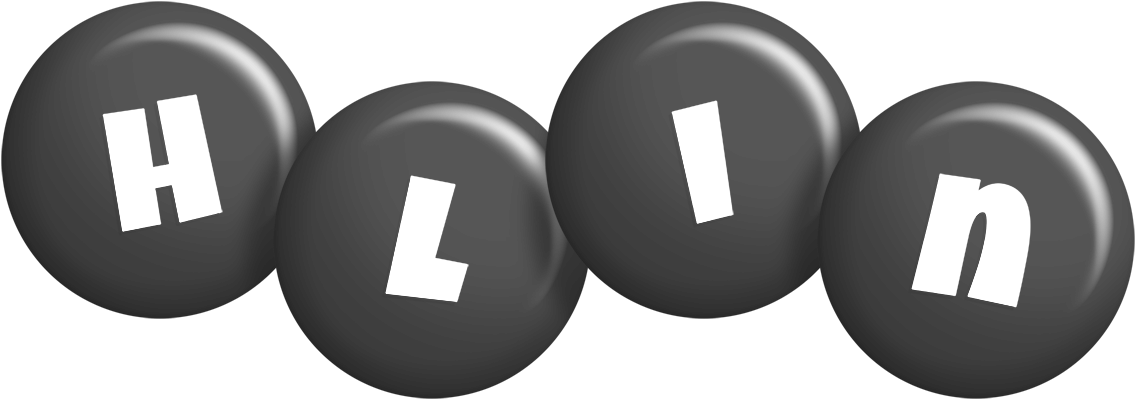 Hlin candy-black logo