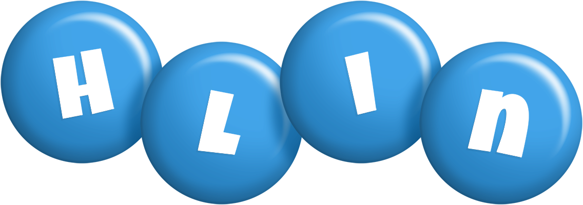 Hlin candy-blue logo