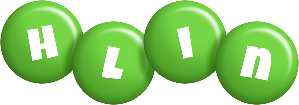 Hlin candy-green logo