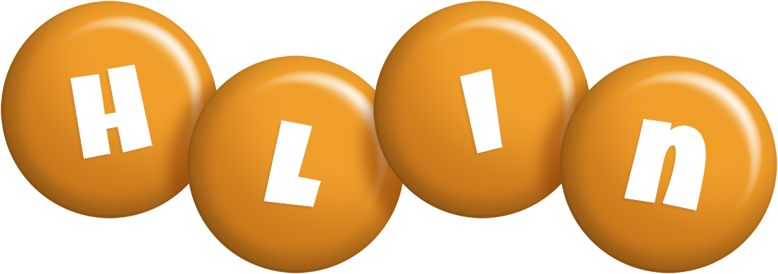 Hlin candy-orange logo