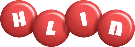 Hlin candy-red logo