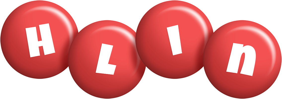 Hlin candy-red logo