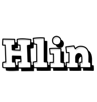 Hlin snowing logo