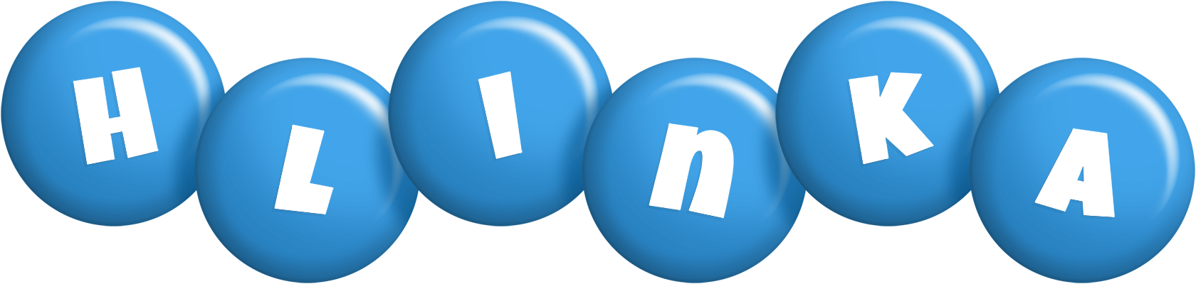 Hlinka candy-blue logo