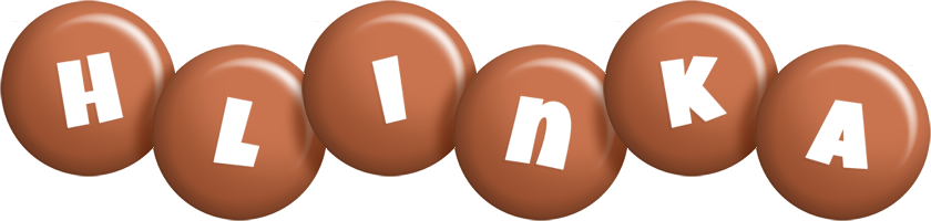 Hlinka candy-brown logo