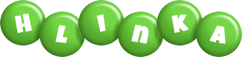 Hlinka candy-green logo