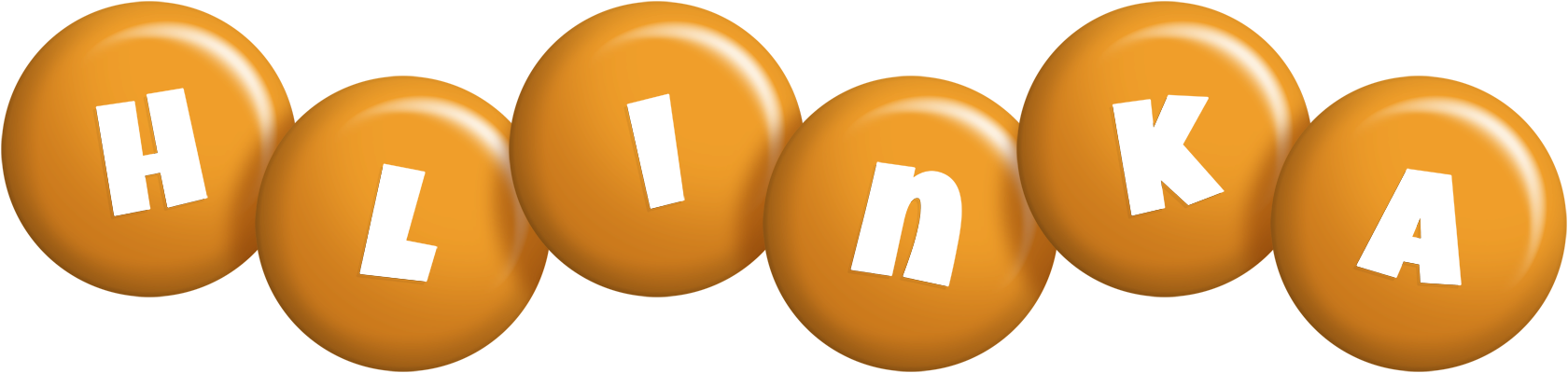 Hlinka candy-orange logo