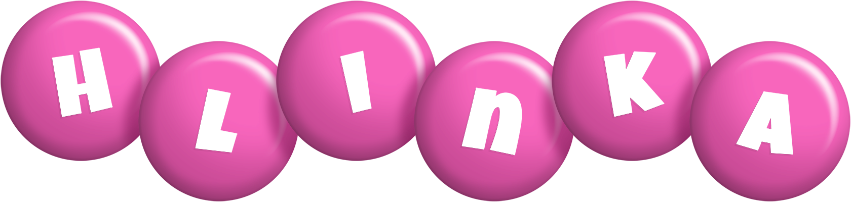Hlinka candy-pink logo