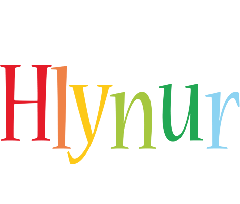 Hlynur birthday logo