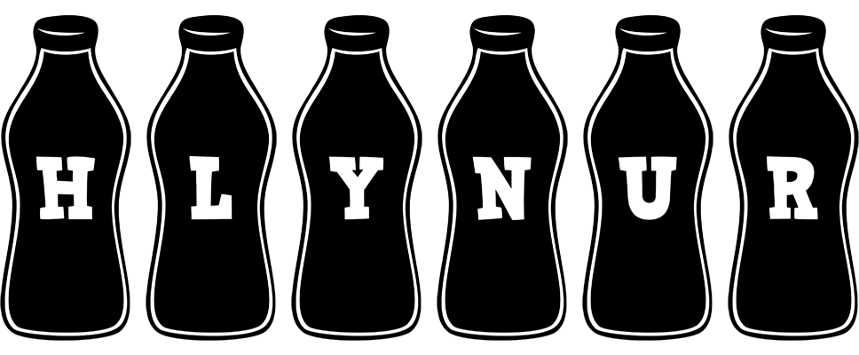 Hlynur bottle logo