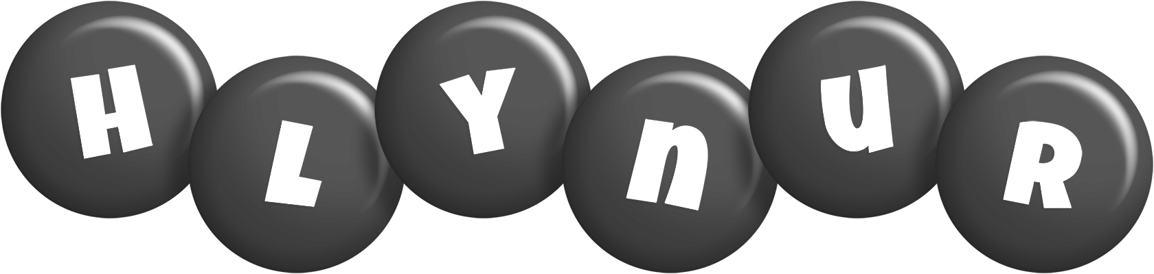 Hlynur candy-black logo