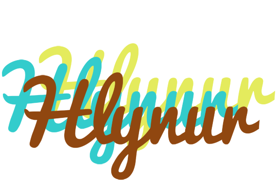 Hlynur cupcake logo