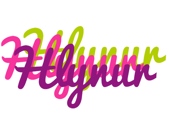Hlynur flowers logo