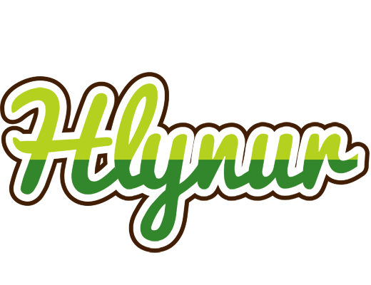 Hlynur golfing logo