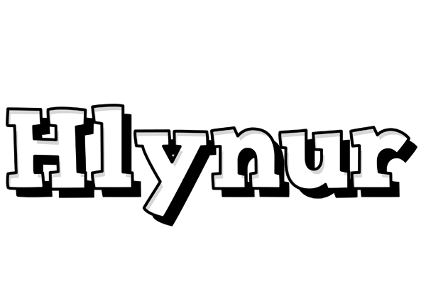Hlynur snowing logo
