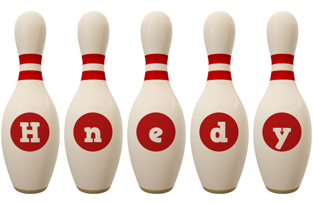 Hnedy bowling-pin logo