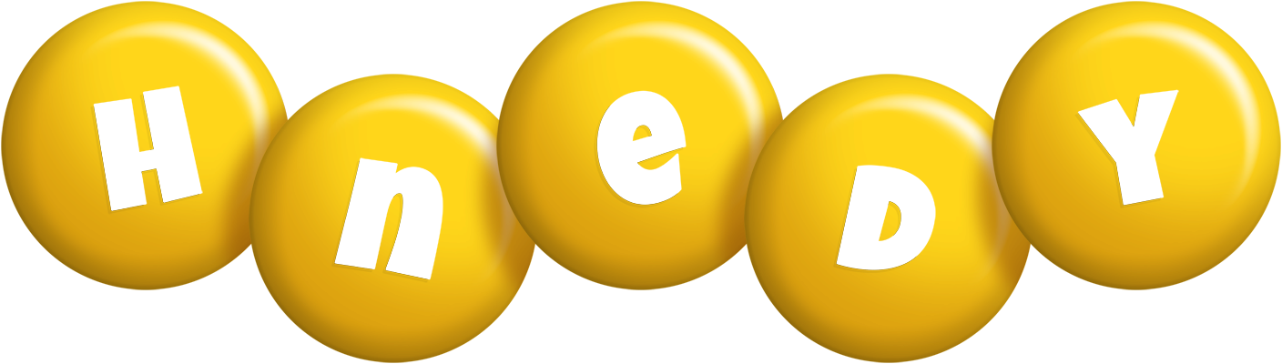 Hnedy candy-yellow logo