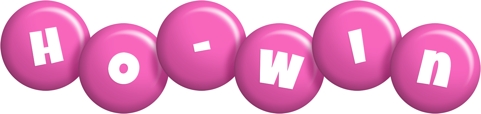 Ho-Win candy-pink logo