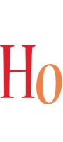 Ho birthday logo