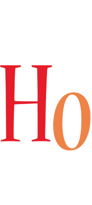 Ho birthday logo