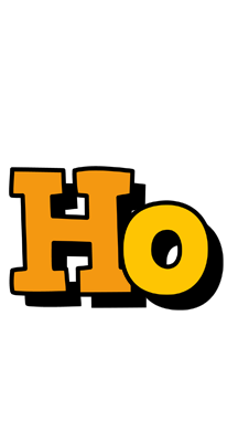Ho cartoon logo