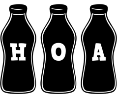 Hoa bottle logo