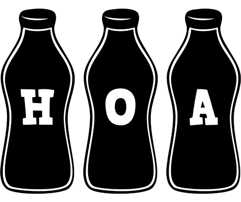 Hoa bottle logo