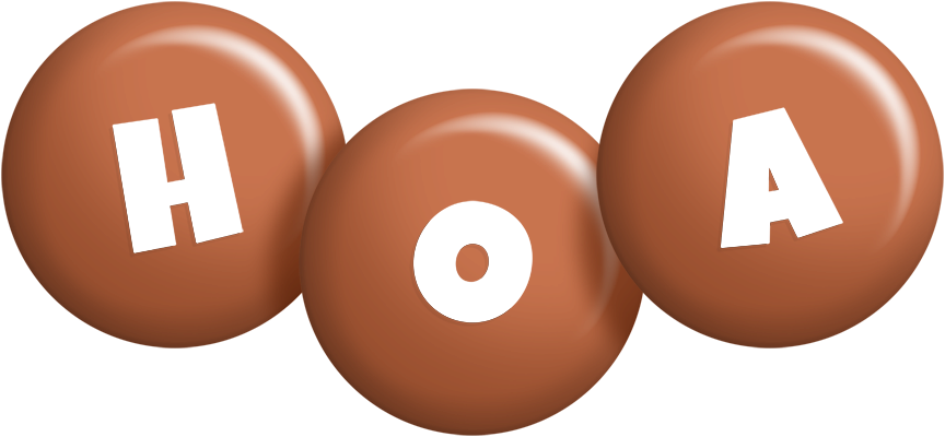 Hoa candy-brown logo