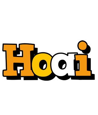 Hoai cartoon logo