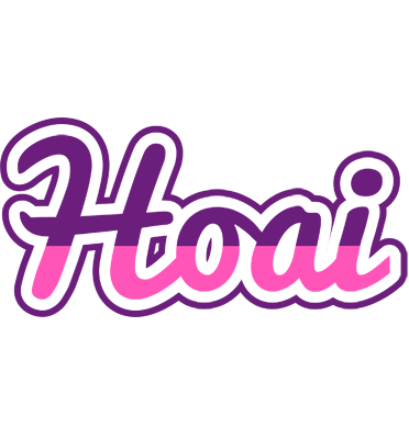 Hoai cheerful logo