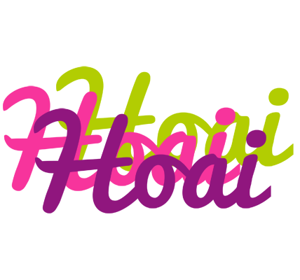 Hoai flowers logo