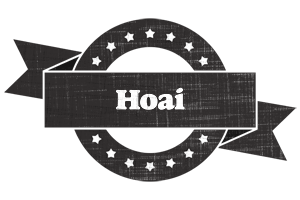 Hoai grunge logo