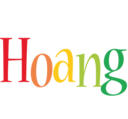 Hoang birthday logo