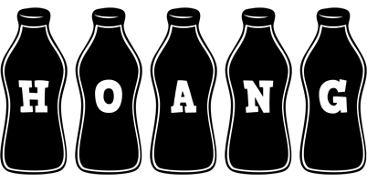 Hoang bottle logo