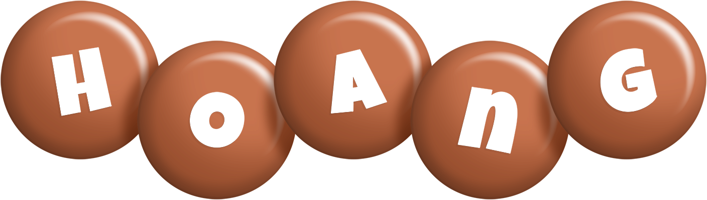 Hoang candy-brown logo