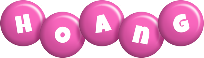 Hoang candy-pink logo