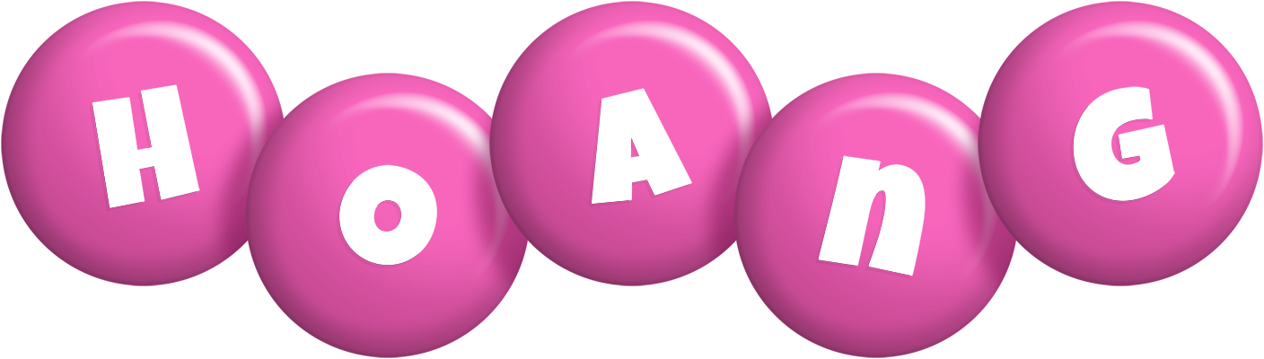 Hoang candy-pink logo