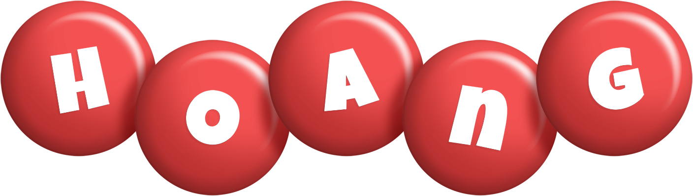 Hoang candy-red logo